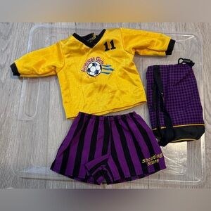 Vintage Pleasant Company Shooting Stars Soccer Outfit in TLC Condition